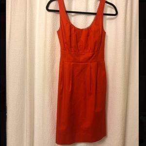 J. Crew Orange Dress